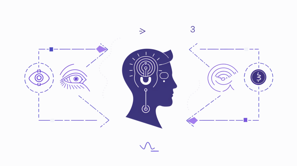 Clean infographic showing 3-3-3 stress reduction technique with visual steps and instructions