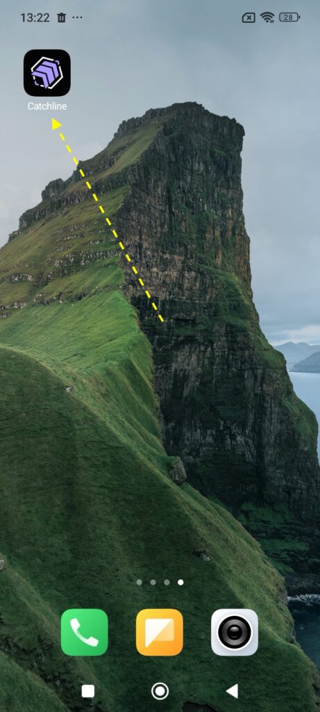 App icon added to Android home screen