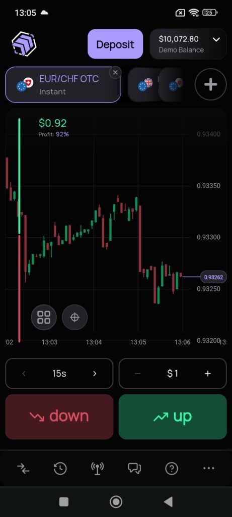 Catchline PWA Android app interface